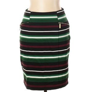 MICHAEL Michael Kors Striped Career Sz 10 Skirt